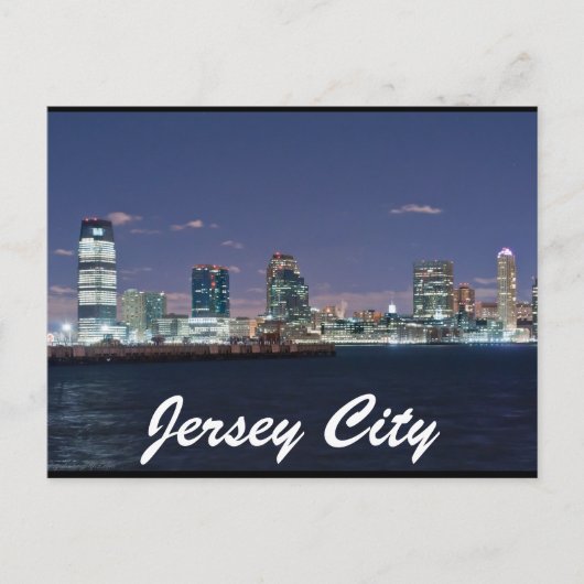 Jersey City Postkarte (Vorderseite)