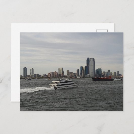Jersey City Skyline #1-1 Postkarte (Vorne/Hinten)