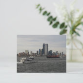 Jersey City Skyline #1-2 Postkarte (Stehend Vorderseite)