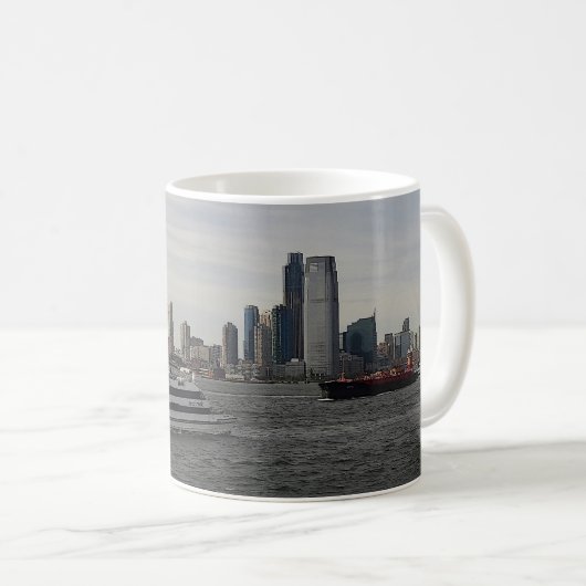 Jersey City Skyline #1 Tasse (VorderseiteRechts)