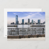 Jersey City Skyline One Need Verlass Postkarte (Vorne/Hinten)