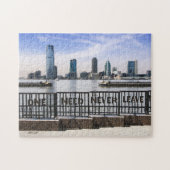 Jersey CitySkyline man muss nie verlassen Puzzle (Horizontal)