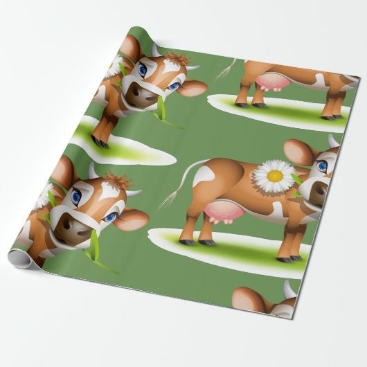 Jersey Cow Geschenkpapier (Ungerollt)