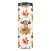 Jersey Cow Herbstlaubs Thermosbecher (Rückseite)