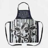 Jersey Cow individuell anpassbar Schürze (Vorderseite)