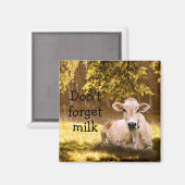 Jersey Cow Magnet (Vorderseite/Rückseite)