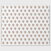 Jersey Cow "Moory Christmas" Geschenkpapier (Flach)