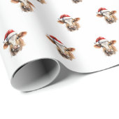 Jersey Cow "Moory Christmas" Geschenkpapier (Rolleneckpunkt)