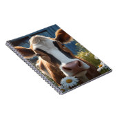 Jersey Cow Notebook Notizblock (Rechte Seite)