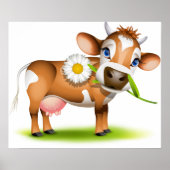 Jersey Cow Poster (Vorne)