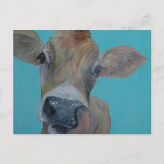 Jersey Cow Postkarte (Vorderseite)