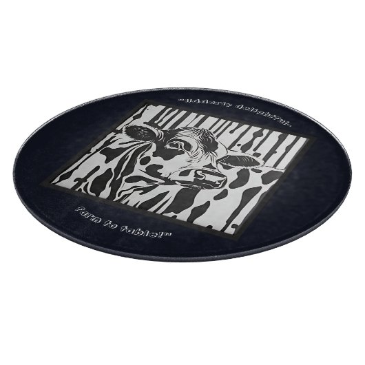 Jersey Cow Schneidebrett (Ecke)