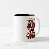 Jersey Devil Born To Haunt Funny Cryptid Humor Zweifarbige Tasse (VorderseiteRechts)