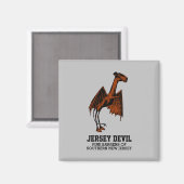 Jersey Devil Creature Cryptid Anpassbarer Text Magnet (Vorderseite/Rückseite)