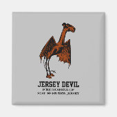 Jersey Devil Creature Cryptid Anpassbarer Text Magnet (Vorne)
