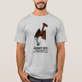 Jersey Devil Creature Cryptid Anpassbarer Text T-Shirt (Vorderseite)