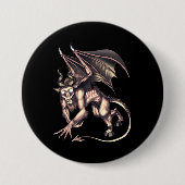 Jersey Devil Cryptid Creature Button (Vorderseite)