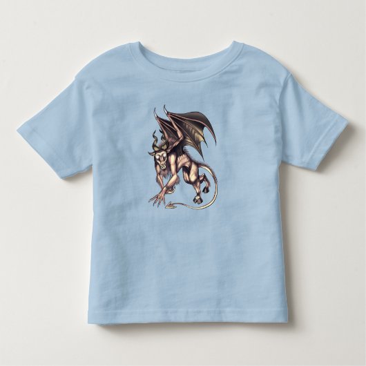 Jersey Devil Cryptid Creature Kleinkind T-shirt (Vorderseite)