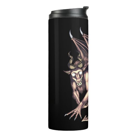Jersey Devil Cryptid Creature Thermosbecher (Nach links gedreht)