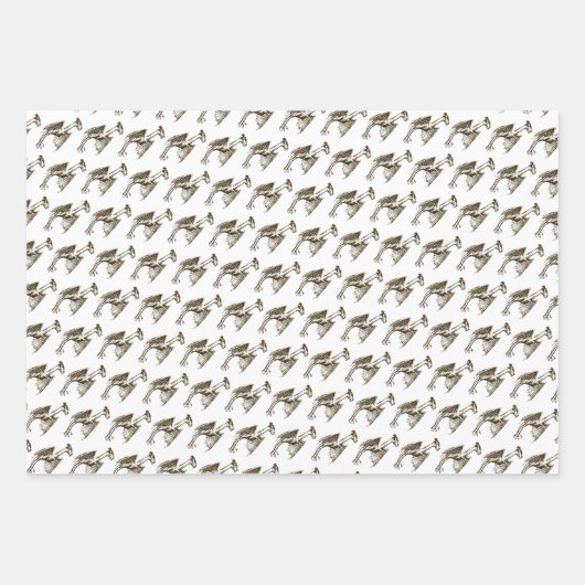 Jersey Devil Geschenkpapier Set (Vorderseite)