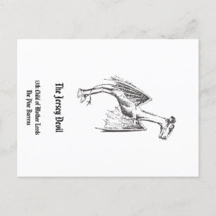 Jersey Devil Postcard Postkarte