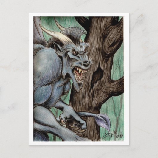 Jersey Devil Postcard Postkarte (Vorderseite)