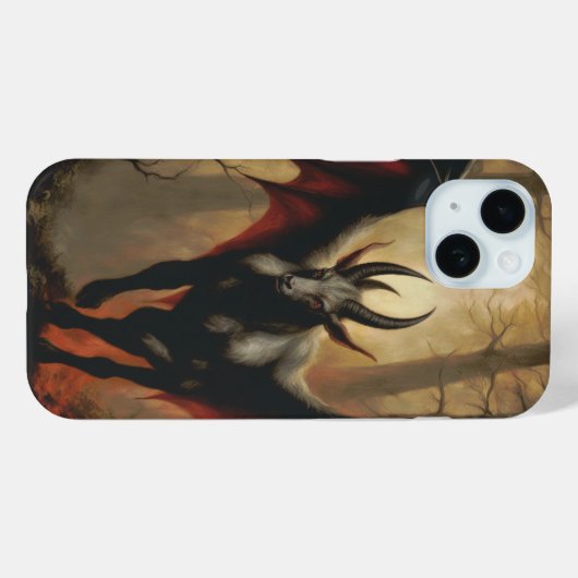 Jersey Devil Renaissance iPhone Case (Rückseite (Horizontal))