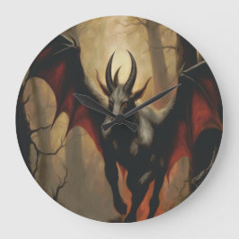 Jersey Devil Renaissance Wall Clock Große Wanduhr