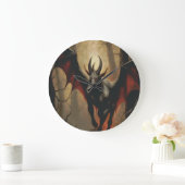 Jersey Devil Renaissance Wall Clock Große Wanduhr (Zuhause)