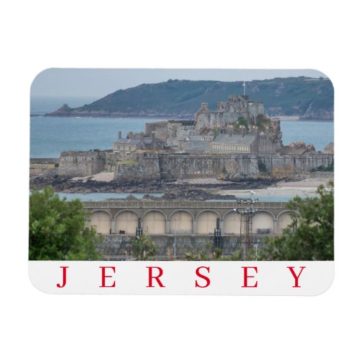 Jersey Elizabeth Castle naher Kühlschrankmagnet Magnet (Horizontal)