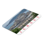 Jersey Elizabeth Castle naher Kühlschrankmagnet Magnet (Linke Seite)