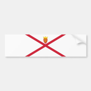 Jersey Flag Autoaufkleber