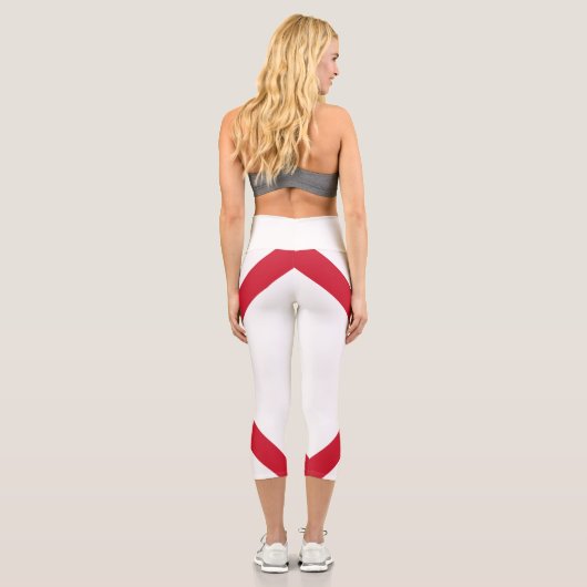Jersey Flag Capri Leggings (Rückseite)