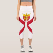 Jersey Flag Capri Leggings (Vorderseite)