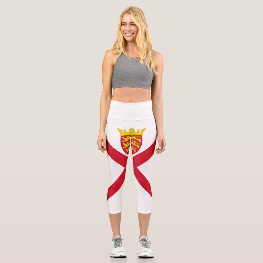 Jersey Flag Capri Leggings (Vorderseite)