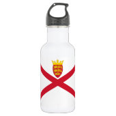 Jersey Flag Edelstahlflasche (Vorderseite)
