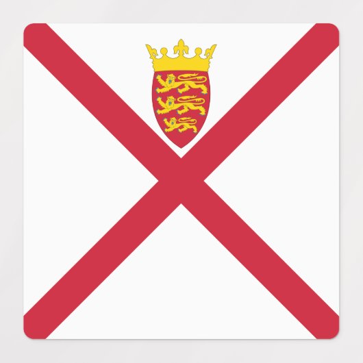 Jersey Flag Etiketten (Design 1)
