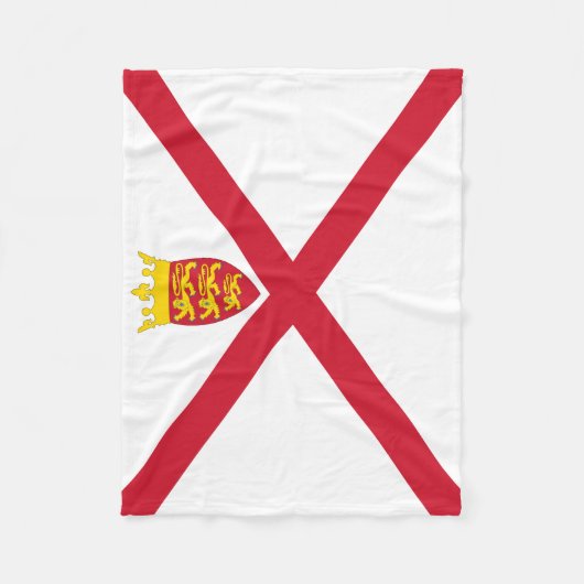 Jersey Flag Fleecedecke (Vorderseite)