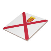 Jersey Flag Fliese (Seite)