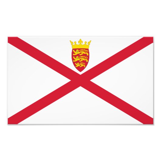 Jersey Flag Fotodruck (Vorne)