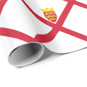 Jersey Flag Geschenkpapier (Rolleneckpunkt)