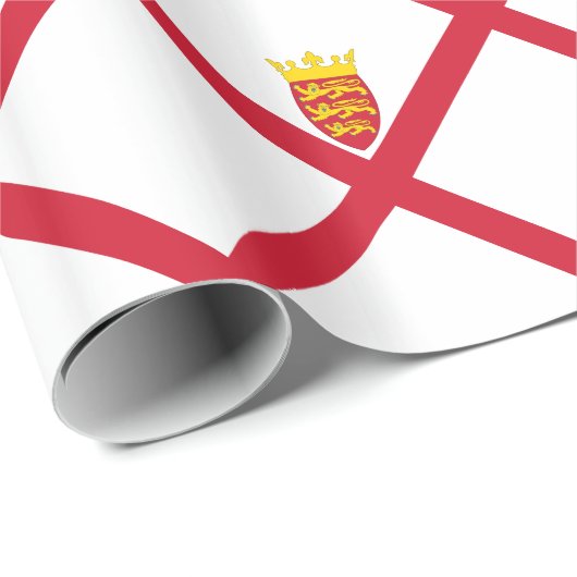 Jersey Flag Geschenkpapier (Rolleneckpunkt)