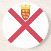 Jersey Flag Getränkeuntersetzer (Vorne)