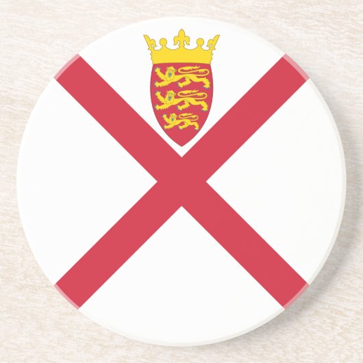 Jersey Flag Getränkeuntersetzer (Vorne)