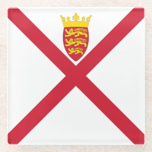Jersey Flag Glasuntersetzer