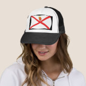 Jersey Flag Hat Truckerkappe (Beispiel)