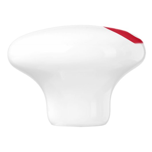 Jersey Flag Keramikknauf (Seitenansicht)