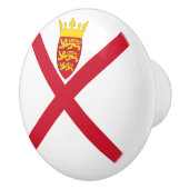 Jersey Flag Keramikknauf (Rechts)