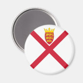 Jersey Flag Magnet (Vorderseite/Rückseite)