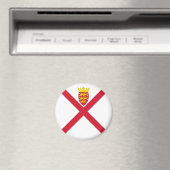 Jersey Flag Magnet (In Situ (Geschirrspüler))